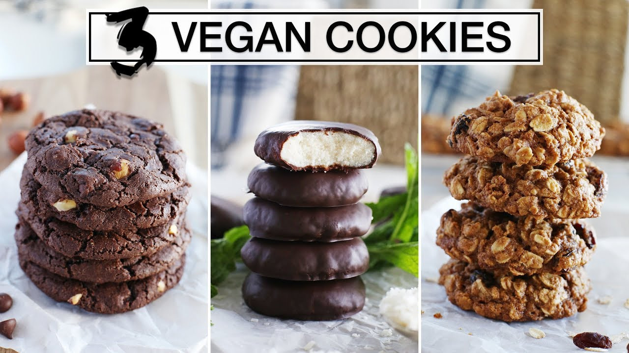 Easy Vegan Cookies
 3 EASY VEGAN COOKIE RECIPES
