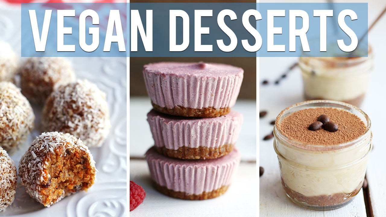 Easy Vegan Dessert Healthy
 3 Easy Vegan Desserts Cheesecake Carrot Cake & Tiramisu