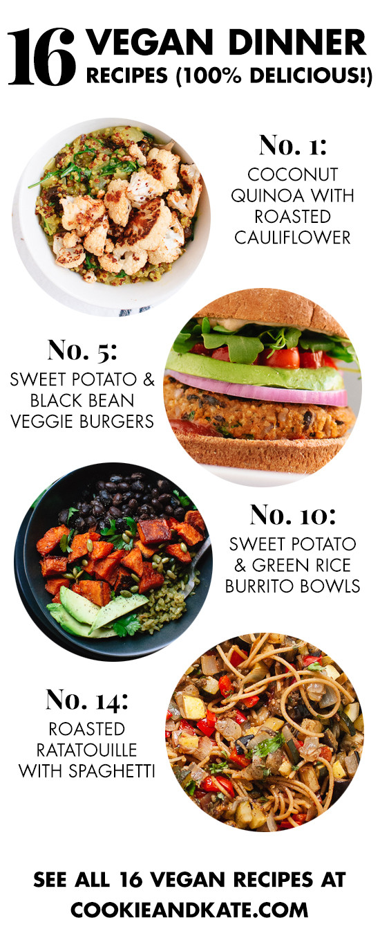Easy Vegan Dinner Healthy
 16 Delicious Vegan Dinner Recipes Cookie and Kate