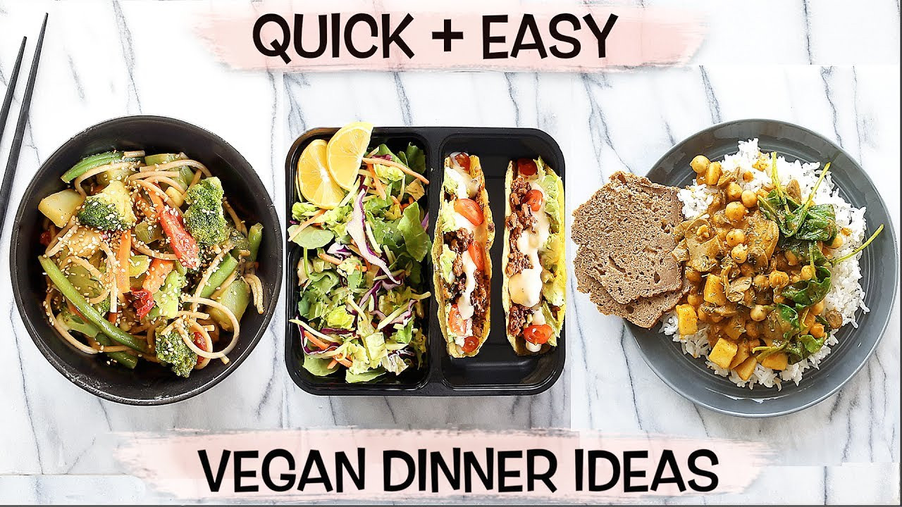 Easy Vegan Dinner Quick
 BOMB VEGAN DINNER IDEAS Quick Easy in Under 15 Mins