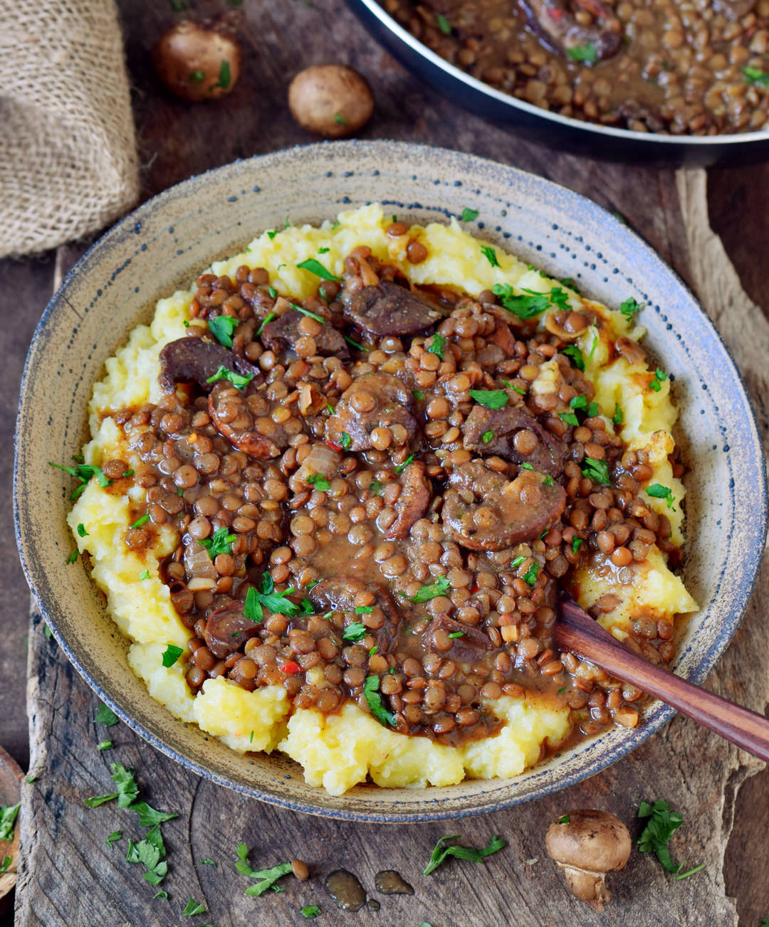 Easy Vegan Lentil Recipes
 Easy Lentil Stew With Mashed Potatoes