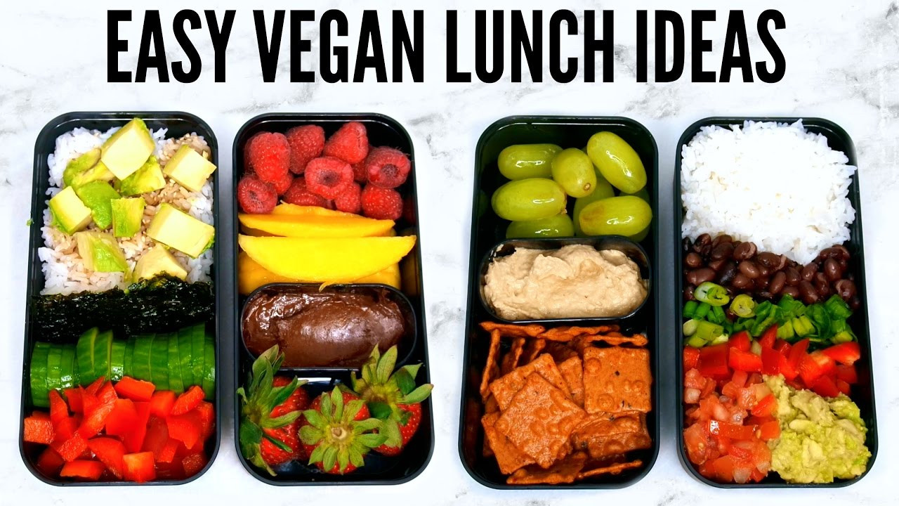 Easy Vegan Lunch
 EASY VEGAN LUNCH IDEAS Bento Box