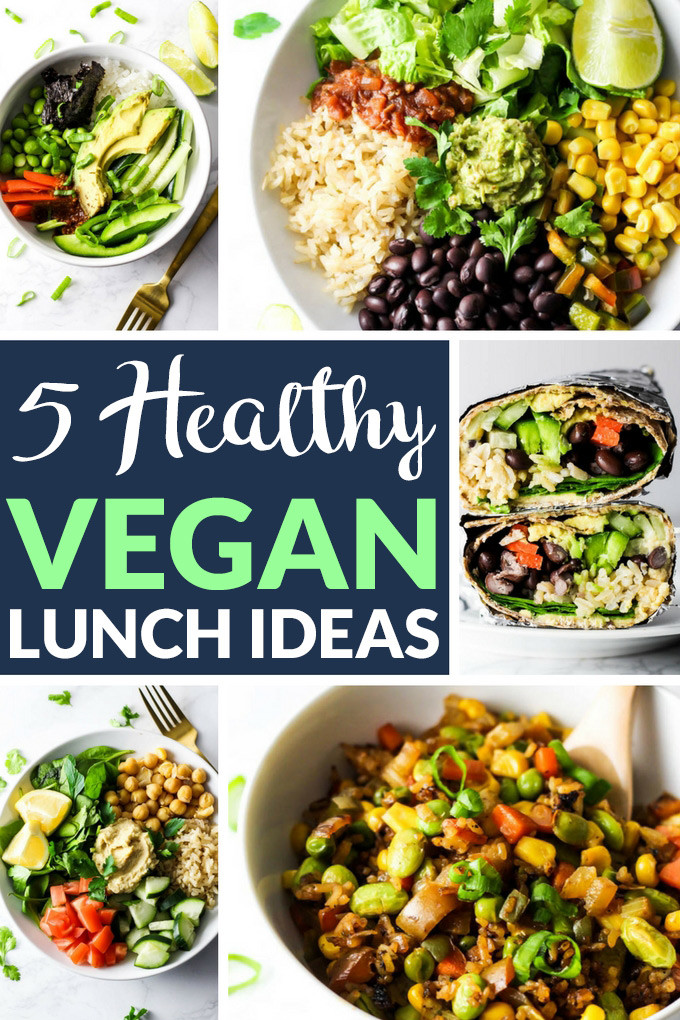 Easy Vegan Lunch Ideas
 5 Healthy Vegan Lunch Ideas