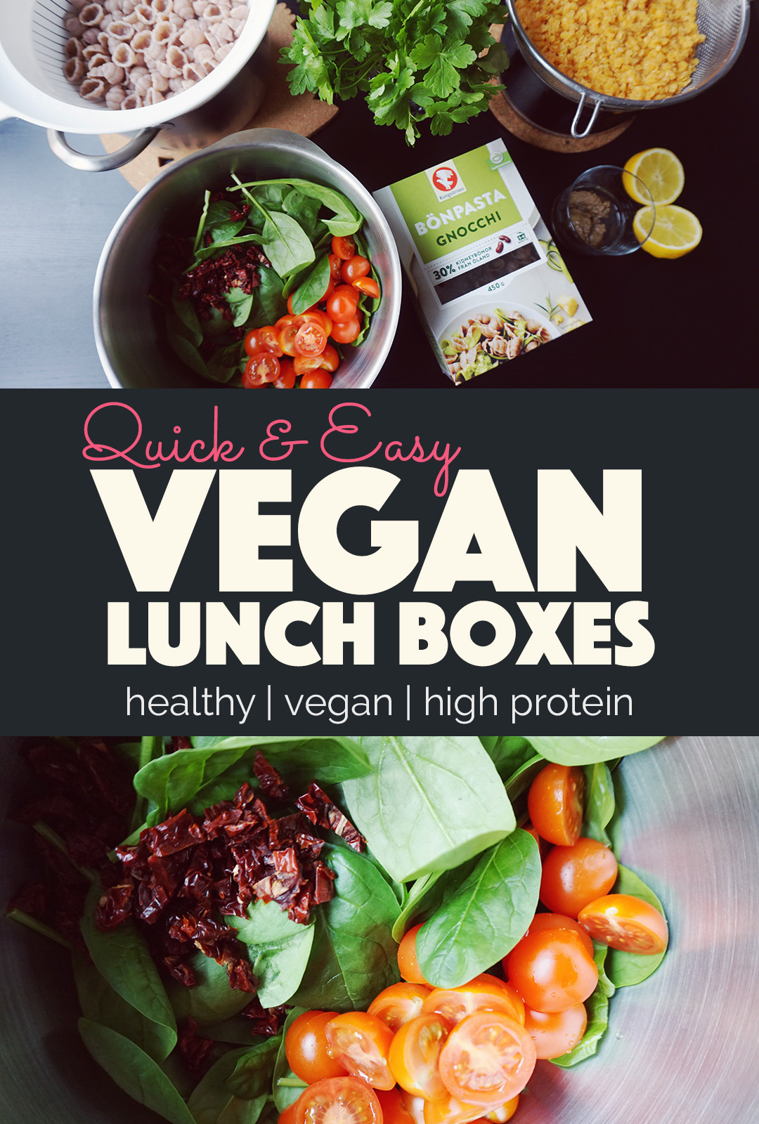 Easy Vegan Lunch
 Easy Vegan Lunch Boxes • Banana Bloom