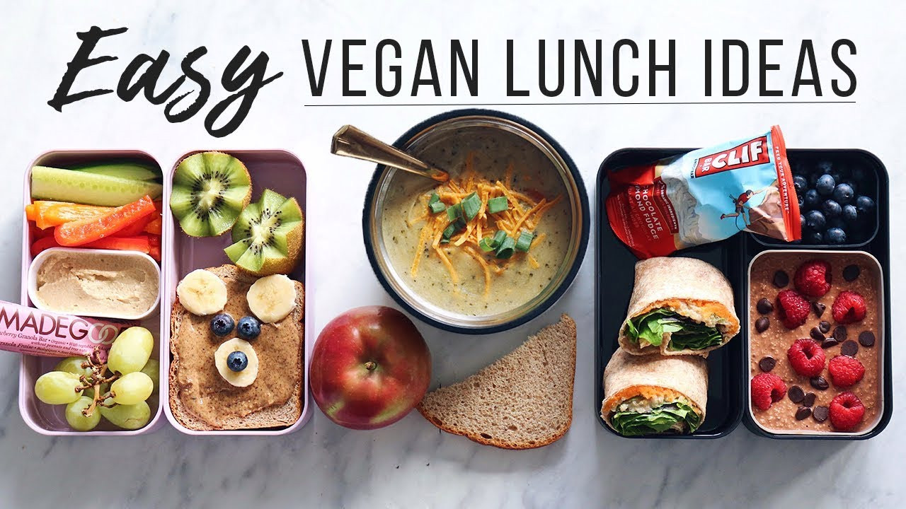Easy Vegan Lunches For Work
 Easy Vegan Lunch Ideas for School Work & Kids