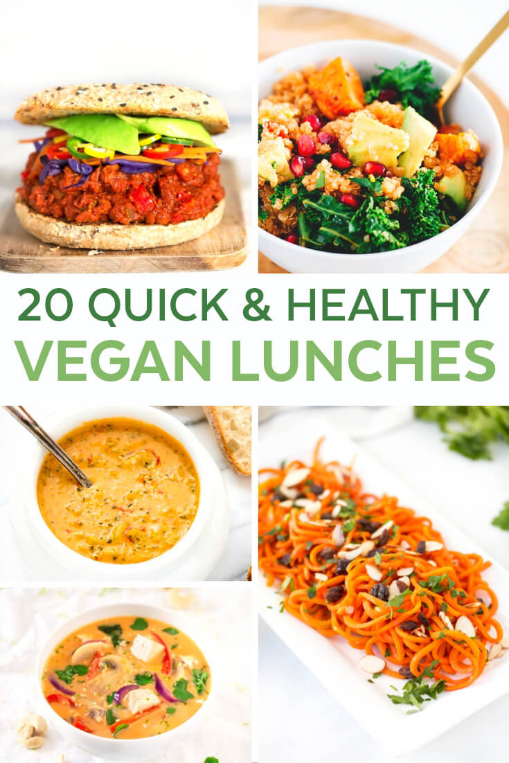 Easy Vegan Lunches For Work
 20 Easy Vegan Lunch Ideas