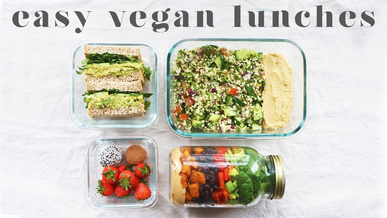 Easy Vegan Lunches For Work
 EASY VEGAN LUNCHES FOR SCHOOL & WORK