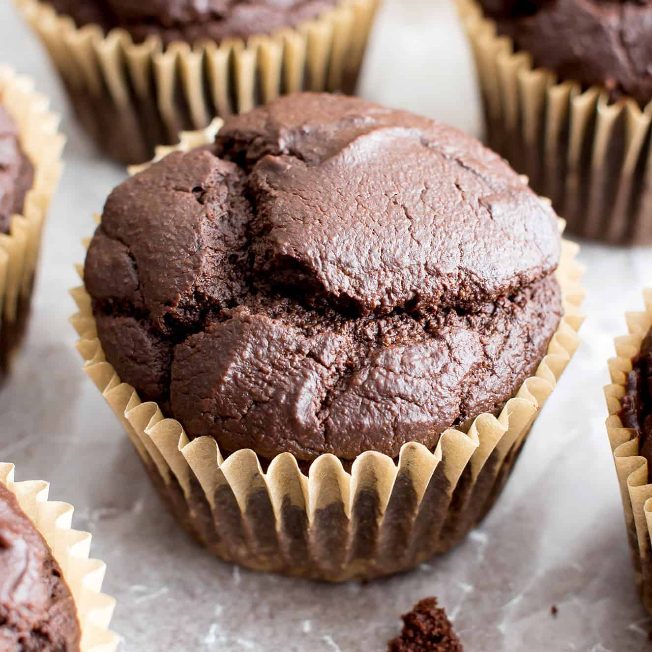 Easy Vegan Muffins
 Easy Gluten Free Vegan Dark Chocolate Muffins V GF