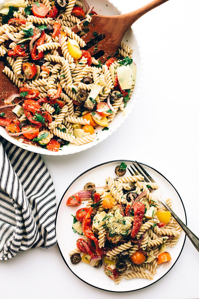 Easy Vegan Pasta
 Easy Vegan Italian Pasta Salad Blissful Basil