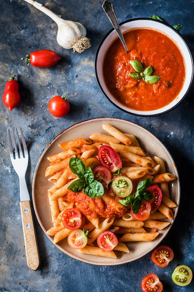 Easy Vegan Pasta Sauce
 Easy Pasta in Fresh Tomato Sauce Vegan Vibrant Plate