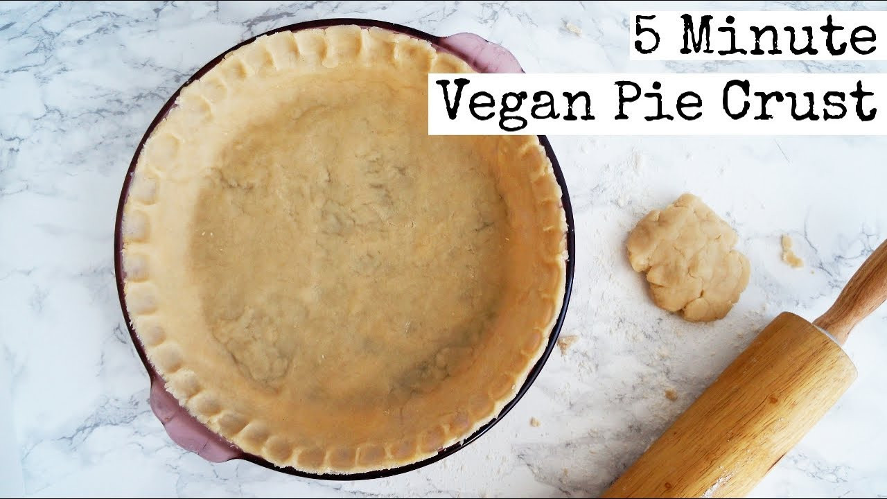 Easy Vegan Pie Crust
 Easy Pie Crust 5 Minutes How To Make Pie Crust