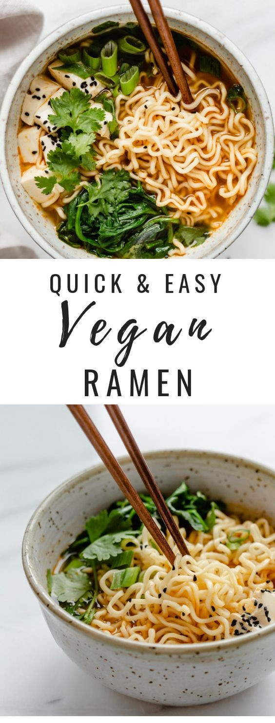 Easy Vegan Ramen
 Quick & Easy Vegan Ramen The Juicing Recipes