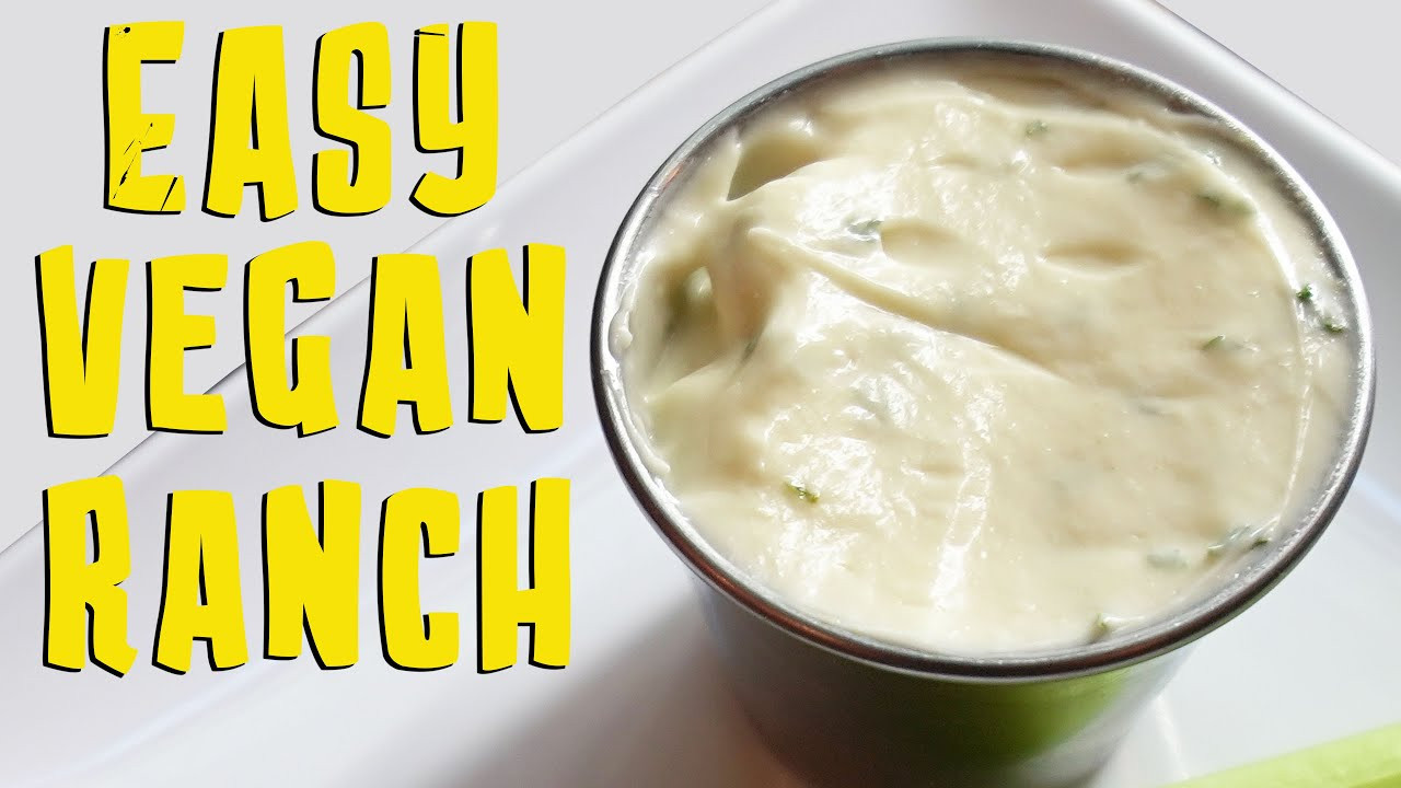 Easy Vegan Ranch
 Easy Vegan Ranch Recipe in Under 5 mins