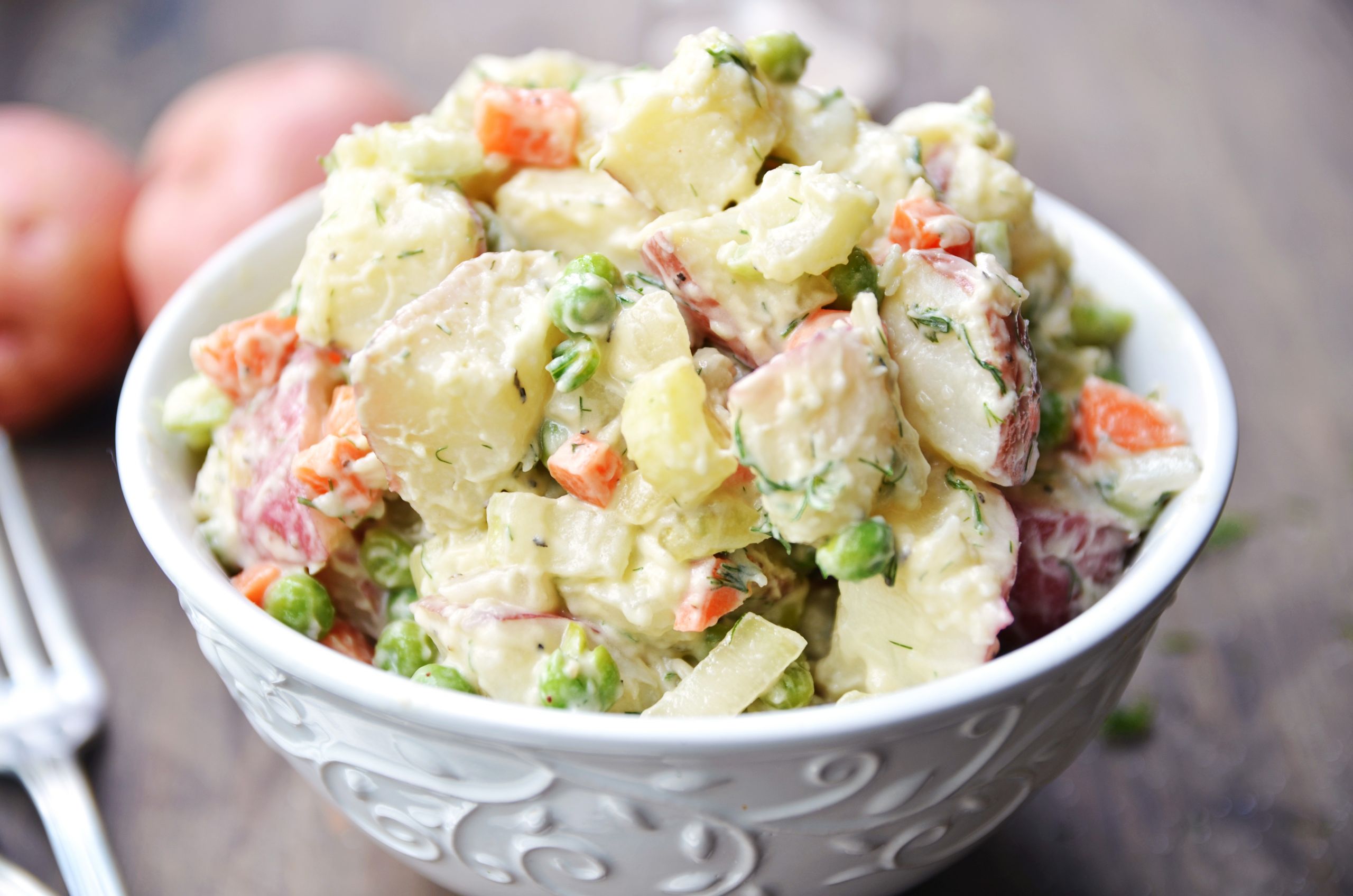 Easy Vegan Salad
 Easy Vegan Potato Salad Recipe Fablunch