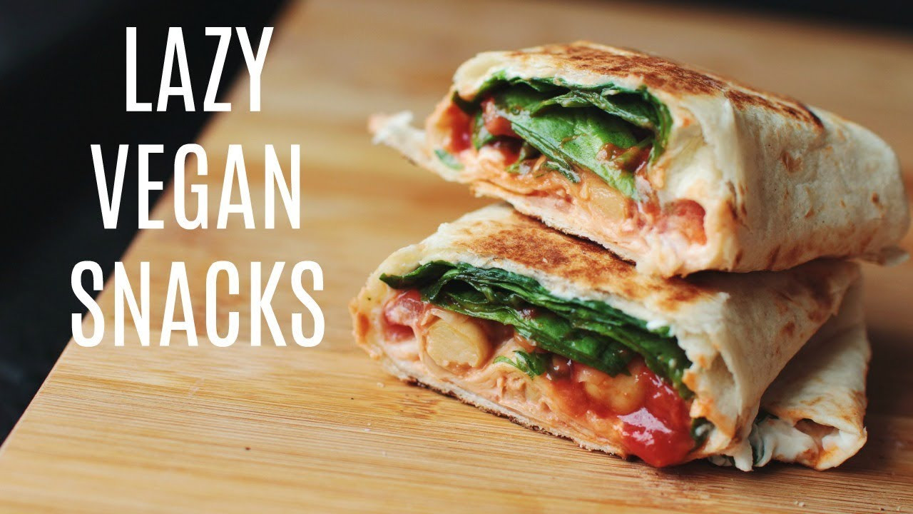 Easy Vegan Snacks
 Super Lazy Vegan Snack Ideas healthy easy 