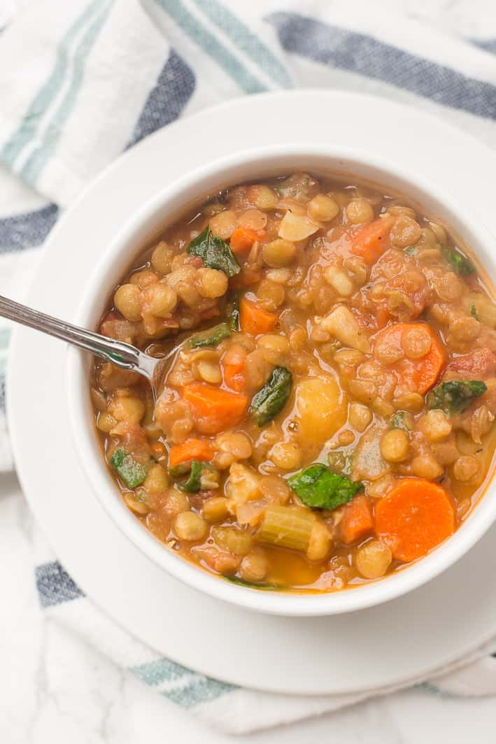 Easy Vegan Soup
 Simple Hearty Vegan Lentil Soup Recipe Healthy Liv