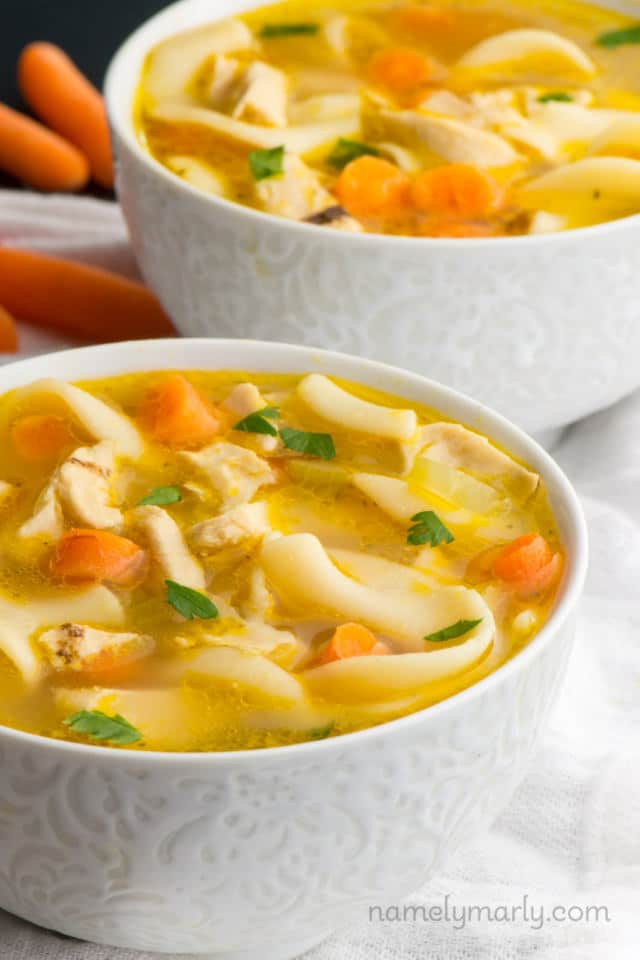 Easy Vegan Soup
 Easy Vegan Chicken Noodle Soup Namely Marly