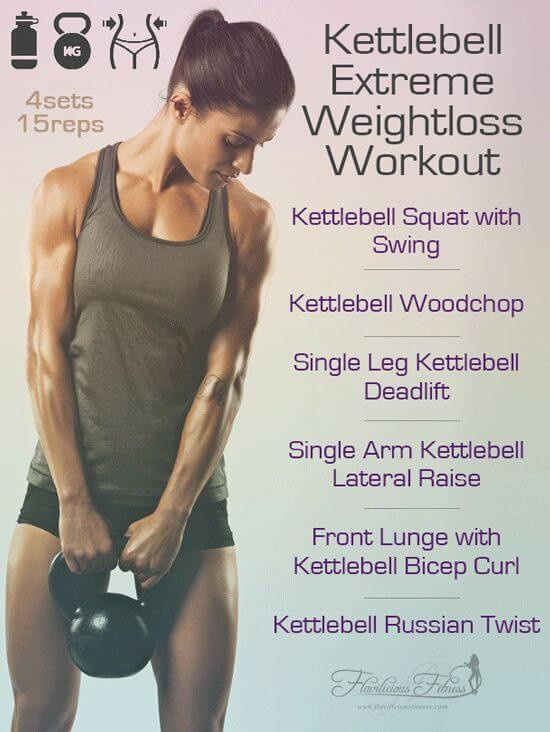 Extreme Weight Loss Exercises
 6 Kettlebell FAT BLASTING Workout Circuits