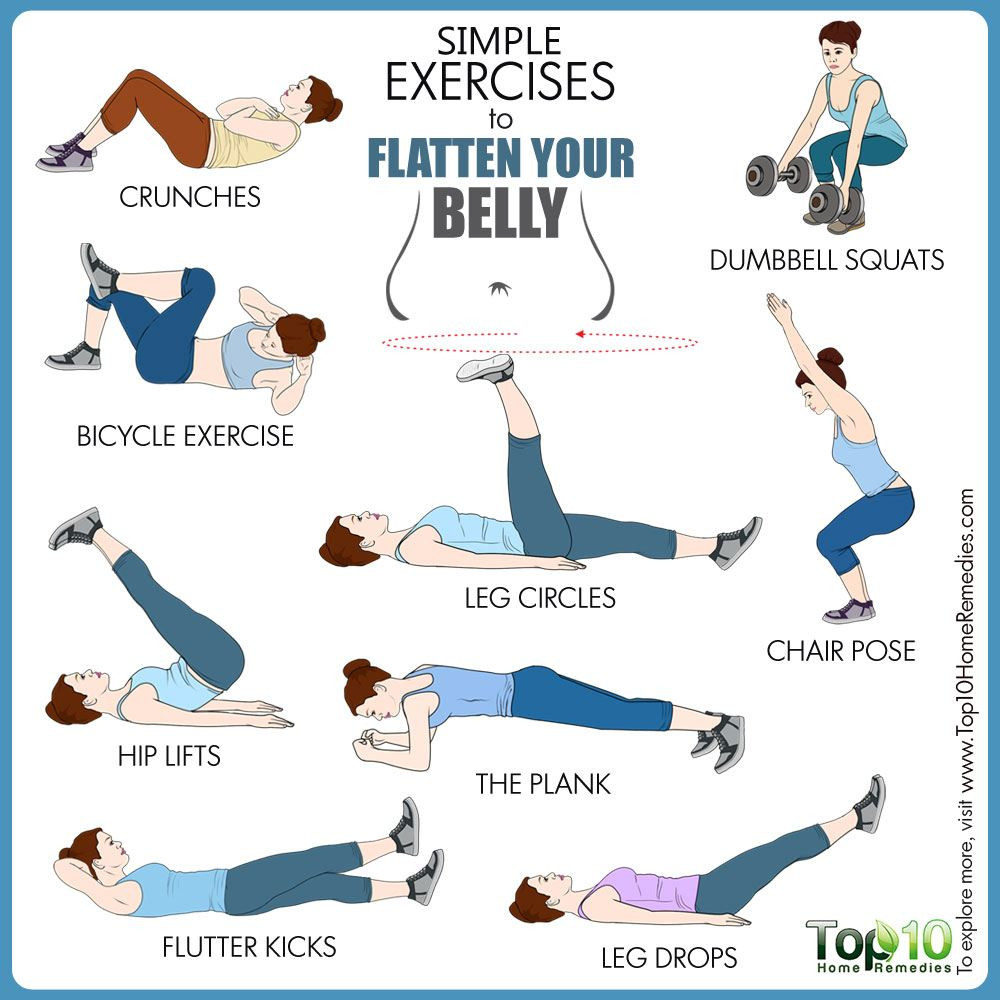 Fat Burning Workout At Home Lose Belly Flat Tummy
 10 Simple Exercises to Flatten Your Belly