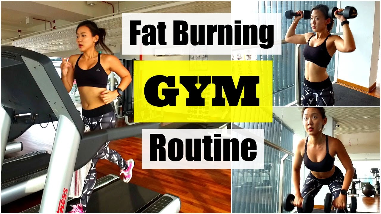 Fat Burning Workout At The Gym Machine
 My Fat Burning GYM Routine Treadmill Interval Running