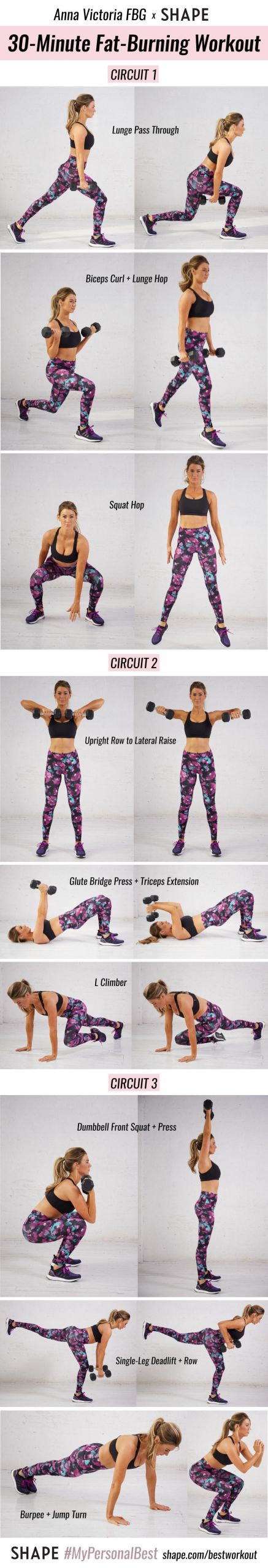 Fat Burning Workout At The Gym Weights
 This Fat Burning Workout By Anna Victoria Will Help You
