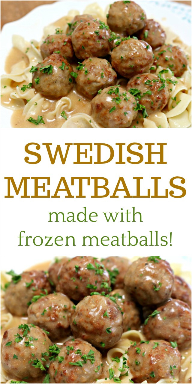 Frozen Meatball Recipes Easy Dinners
 Delicious Swedish Meatballs Using Frozen Meatballs Mom 4