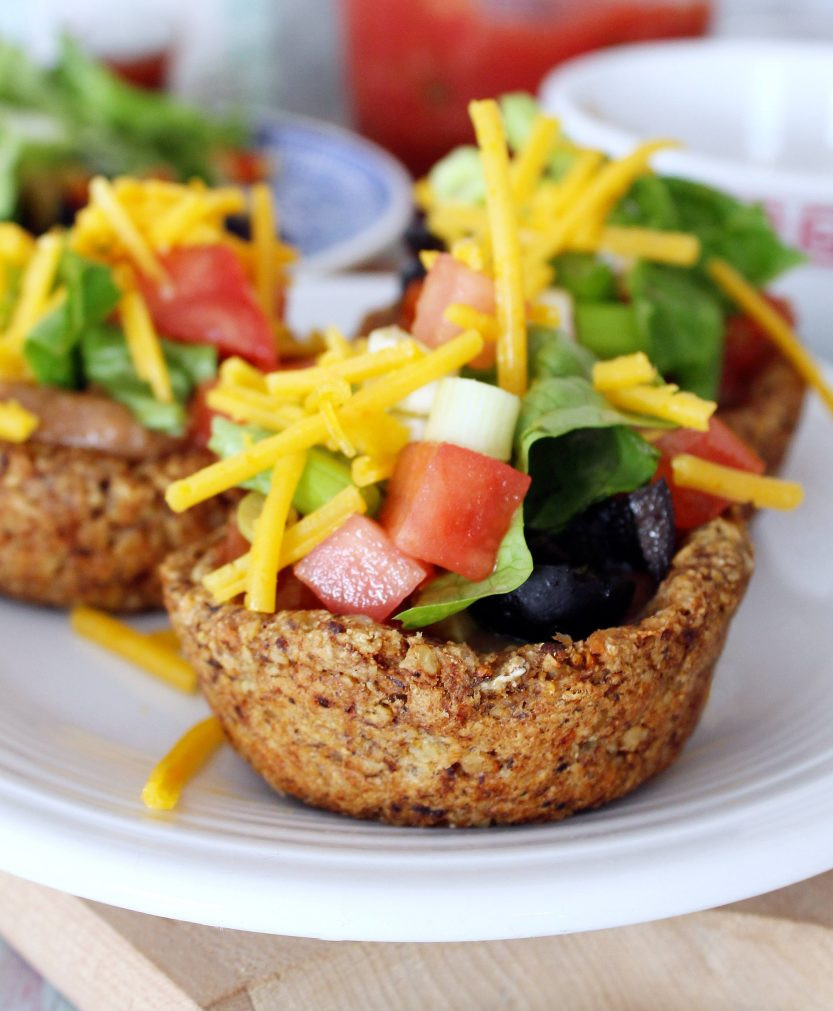 Gluten Free Plant Based Recipes
 Taco Cups Vegan Plant Based Gluten Free Recipe