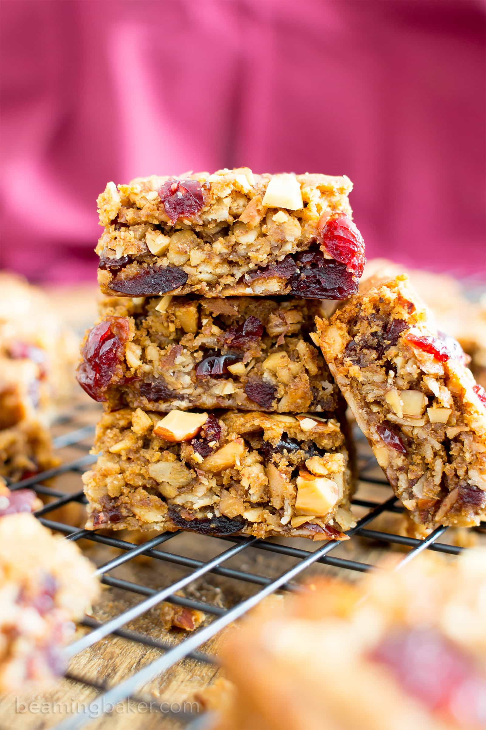 Gluten Free Vegan Breakfast
 Gluten Free Cranberry Almond Butter Oatmeal Breakfast Bars