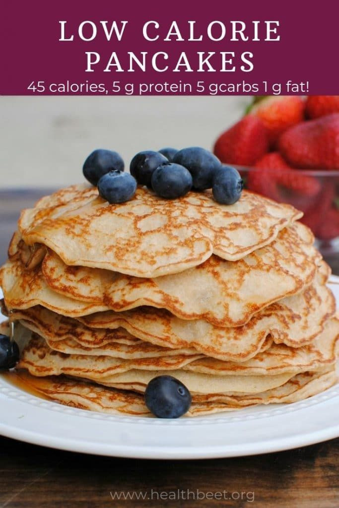 Healthy Pancakes Low Calorie Diet
 Low Calorie Pancakes Recipe 45 calories with 5 g protein