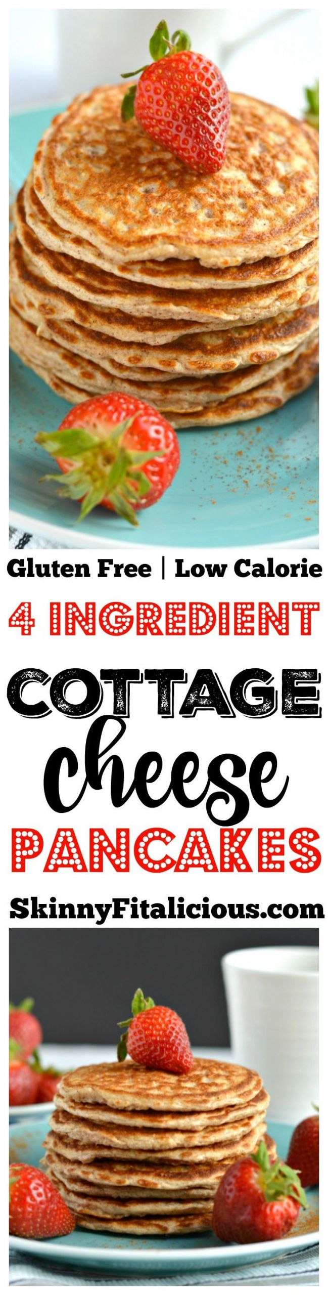 Healthy Pancakes Low Calorie Diet
 Cottage Cheese Pancakes made with four healthy ingre nts