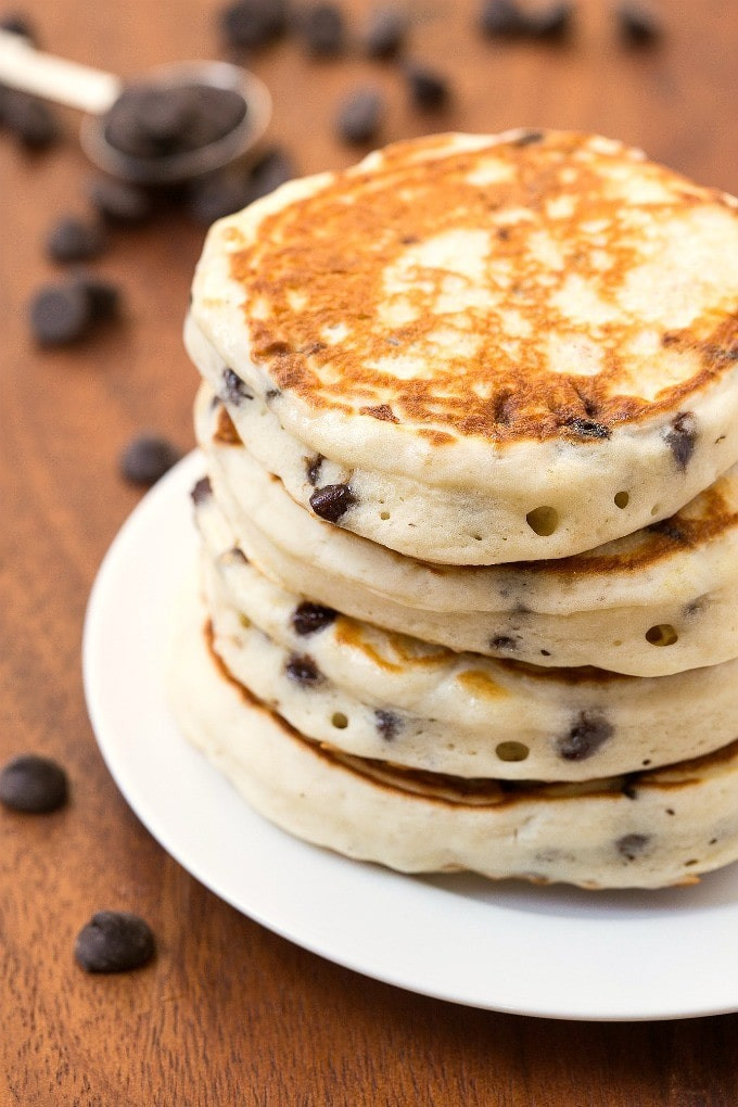 Healthy Pancakes Low Calorie Diet
 Healthy Fluffy Low Carb Chocolate Chip Pancakes