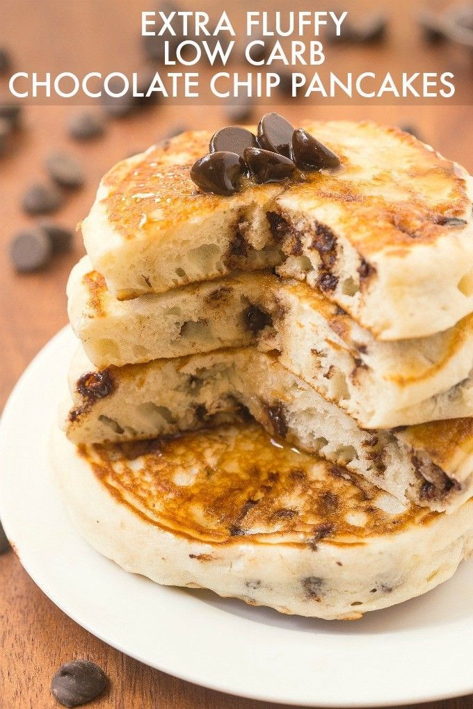 Healthy Pancakes Low Calorie Diet
 Healthy Thick and Fluffy Low Carb Pancakes with chocolate