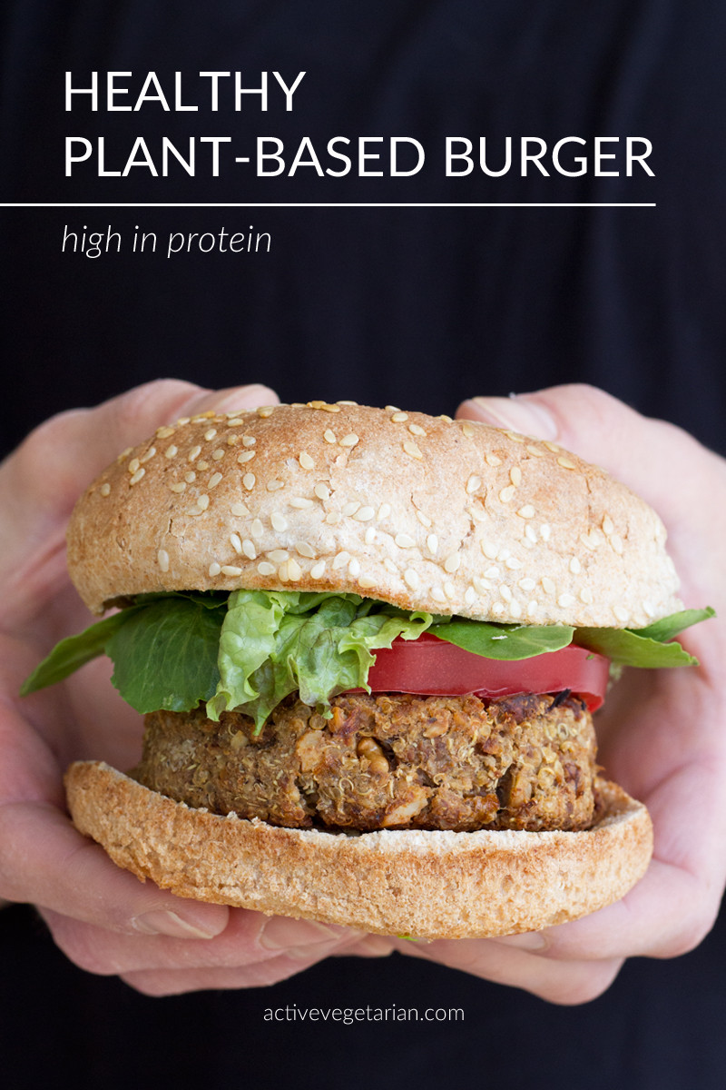 Healthy Plant Based Recipes
 Healthy Plant Based Burger – High in Protein