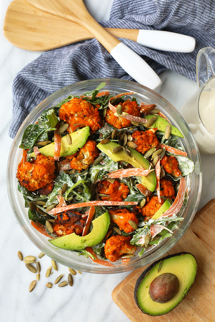 Healthy Plant Based Recipes
 Vegan Buffalo Cauliflower Salad Fit Foo Finds