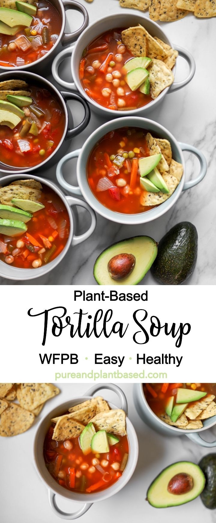 Healthy Plant Based Recipes
 Plant Based Tortilla Soup