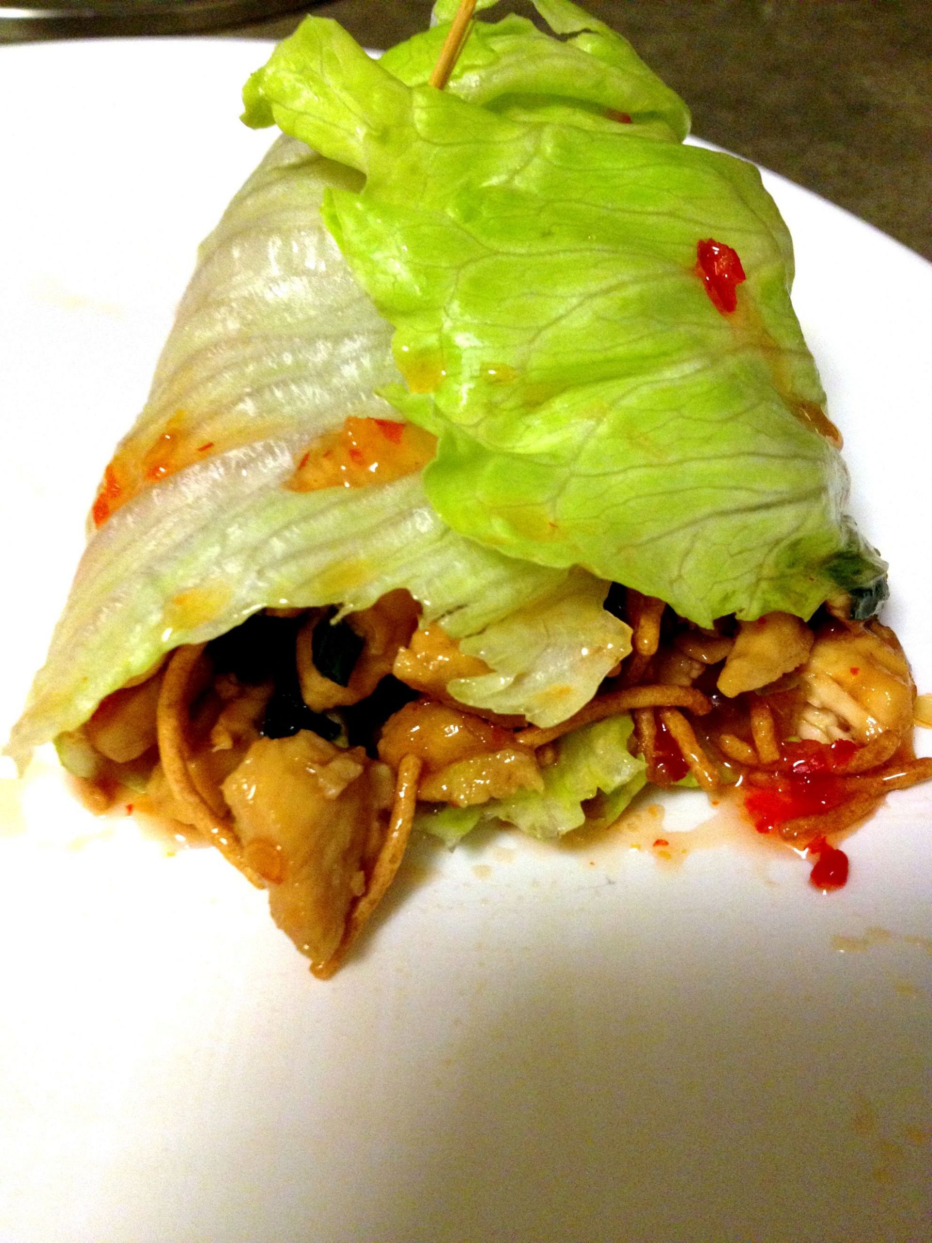 Healthy Wraps Low Calorie Diet
 Low Calorie Thai Chicken Lettuce Wrap