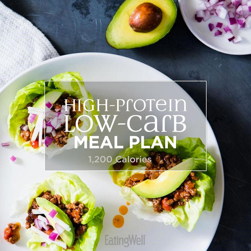 High Protein Low Calorie Diet
 High Protein Low Carb Meal Plan 1 200 Calories EatingWell