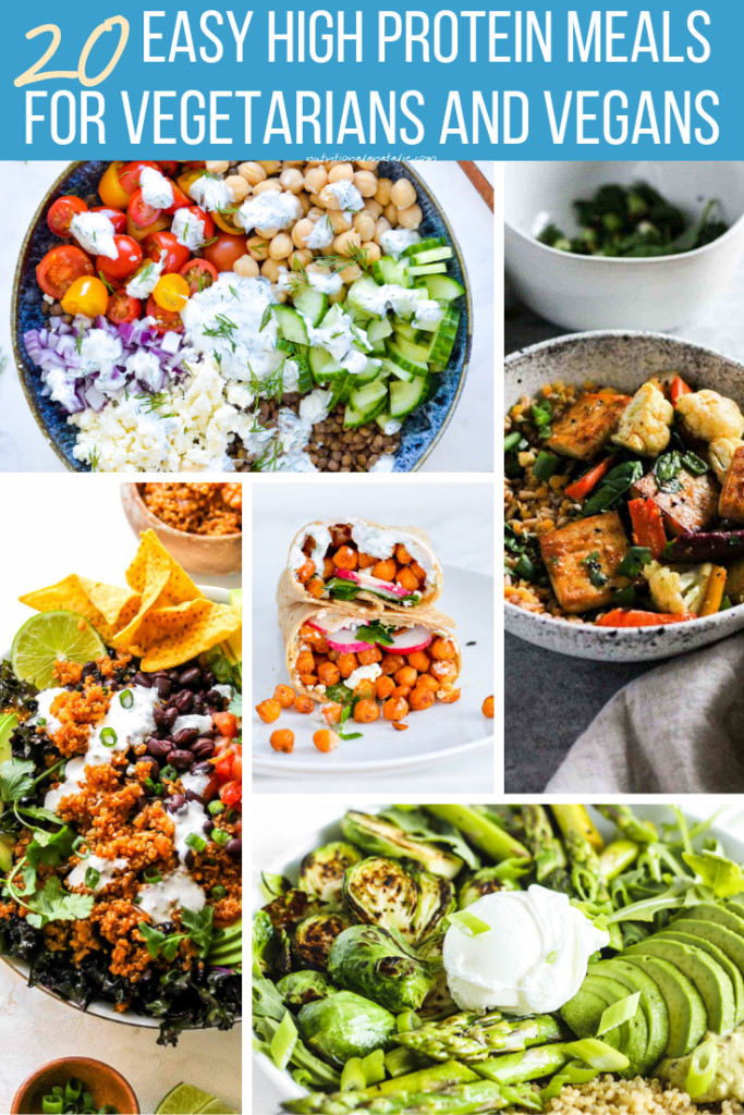 High Vegan Protein
 20 High Protein Vegan & Ve arian Lunch & Dinner Recipes