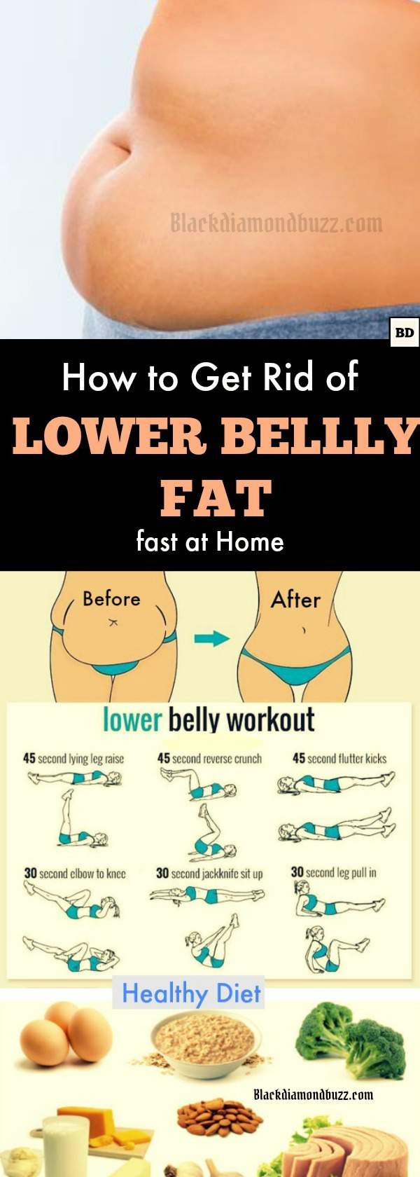 How To Lose Belly Fat Fast For Teens Diet
 How to Get Rid of Lower Belly Fat Fast Lower Belly Workout