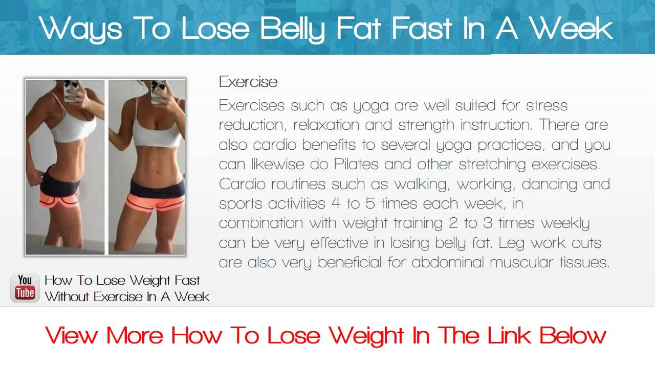 How To Lose Belly Fat Fast How To Lose Belly Fat Fast Flat Stomach
 Ways To Lose Belly Fat Fast In A Week