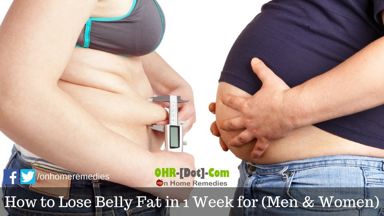 How To Lose Belly Fat For Women
 How to Lose Belly Fat in 1 Week for Men & Women