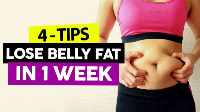 How To Lose Belly Fat In A Week For Teens
 Four Tips To Lose Belly Fat The New Me Step By Step