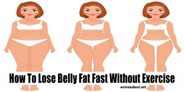How To Lose Belly Fat Without Exercise
 How To Lose Belly Fat Fast Without Exercise