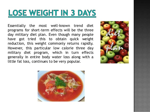 How To Lose Weight In 3 Days
 Lose Weight In 3 Days