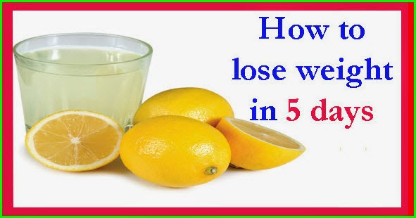 How To Lose Weight In 5 Days
 How to lose weight in 5 days