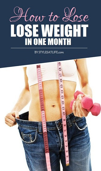 How To Lose Weight In A Month
 How to Lose Weight in e Month