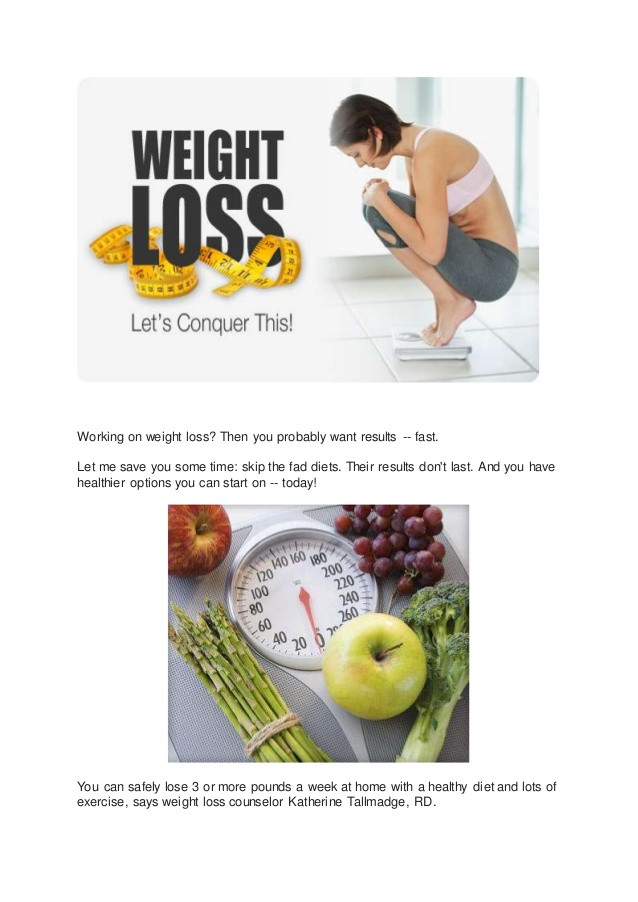 How To Lose Weight In A Week Fast
 How to lose weight fast for women in a week at home