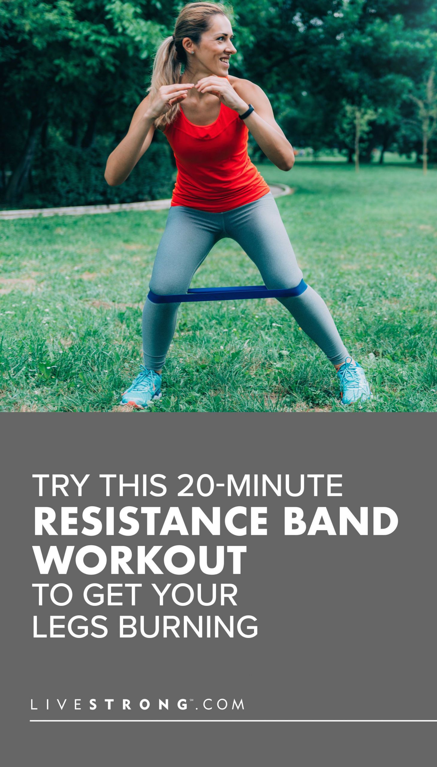 How To Lose Weight In Your Legs Fast
 All You Need Is a Resistance Band to Get Your Legs Burning