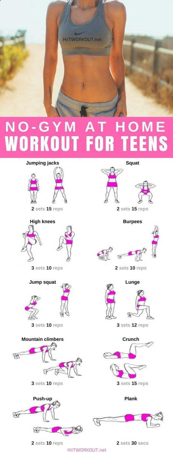 How To Lose Weight Quickly For Teens Workouts
 At Home No Equipment Workout for Teens