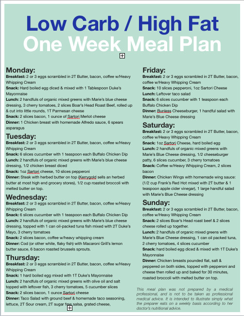 Low Carb Diet For Beginners Meal Plan
 Low Carb Meal Plan for Beginners e Week of LCHF Food